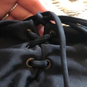 Black bikini bottoms